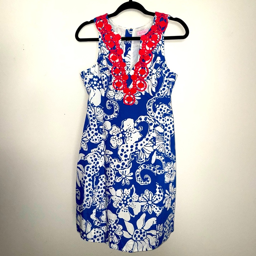 Lilly Pulitzer Augusta Dress – Quahog Chowdah Print, Size 6 - Picture 16 of 16